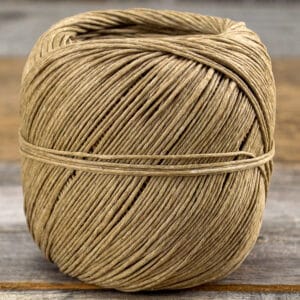 Image of a ball of natural colored hemp rope