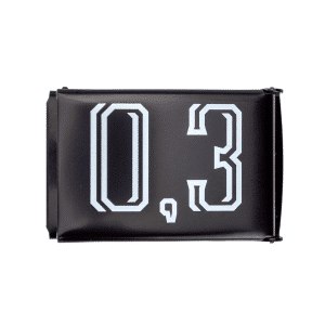 boucle de ceinture avec logo 0,3 blanc - marque maison de Caneve